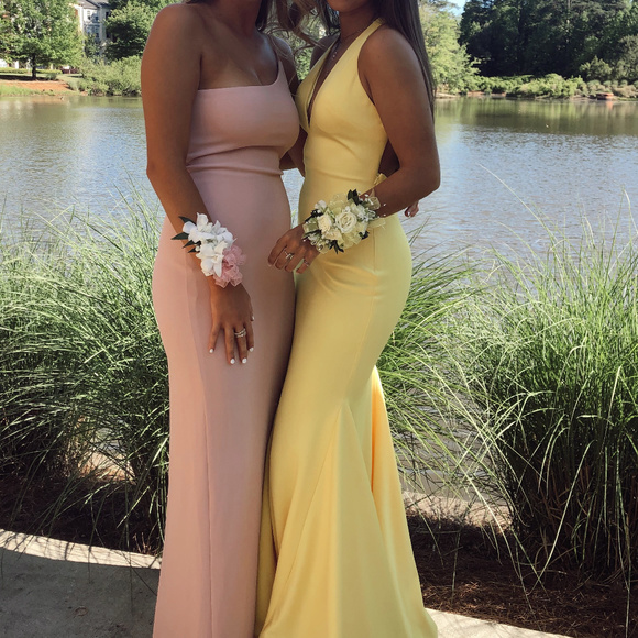jasz couture yellow prom dress